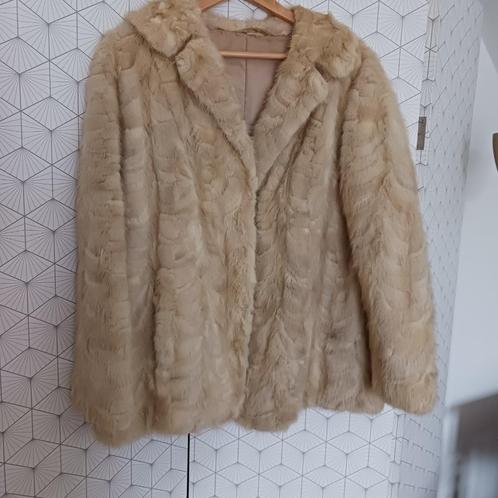 Veste en vison clair T46 48, Vêtements | Femmes, Vestes | Hiver, Porté, Taille 46/48 (XL) ou plus grande, Beige, Enlèvement ou Envoi