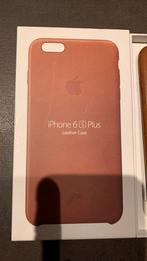 Cognac kleur leder hoes gsm iPhone 6 S, Telecommunicatie, Ophalen, Zo goed als nieuw
