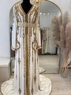Caftan & takchita, Kleding | Dames, Gelegenheidskleding, Overige typen, Wit, Maat 42/44 (L), Ophalen of Verzenden