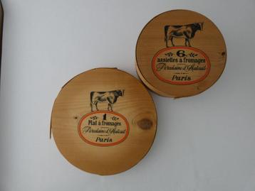 Porcelaine de Limoges - 12 kaasborden, schotel en kaasmes beschikbaar voor biedingen