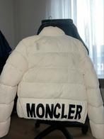 Moncler jas, Moncler, Maat 46 (S) of kleiner, Wit, Zo goed als nieuw