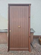 Massieve houten voordeur, Doe-het-zelf en Bouw, Deuren en Vliegenramen, Gebruikt, 215 cm of meer, Buitendeur, Hout