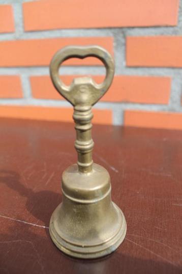 Tafelbel/aftrekker mooie staat, werkend,Oude koperen tafelbe beschikbaar voor biedingen