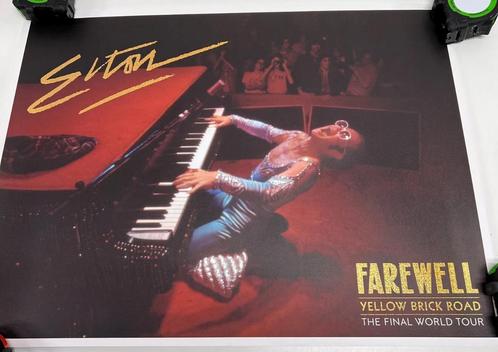 Elton John VIP Lithograph XL Poster Farewell + Certificaat, Verzamelen, Muziek, Artiesten en Beroemdheden, Zo goed als nieuw, Poster, Artwork of Schilderij
