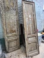 2 grote deuren van massief hout 275 x 72 cm, Doe-het-zelf en Bouw, Raamkozijnen en Schuifdeuren, Gebruikt, Overige typen, 225 cm of meer