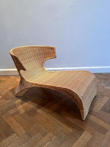 Fauteuil Savo Ikea Vintage et rotin de Monica Mulder, Enlèvement, Comme neuf, Osier ou Rotin