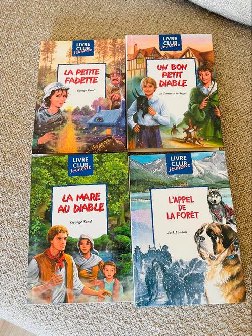 📚 Lot 4 livres Club Jeunesse – Grands classiques pour enfan, Boeken, Kinderboeken | Jeugd | 10 tot 12 jaar, Zo goed als nieuw
