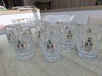 Set van 6 DB Martigny bierglaasjes – vintage look, Ophalen, Gebruikt, Glas of Glazen, Overige merken