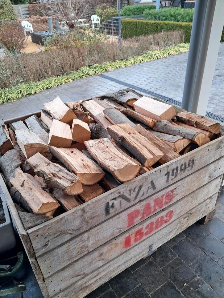 Brandhout eik 1 jaar gedroogd, Tuin en Terras, Brandhout, Ophalen of Verzenden