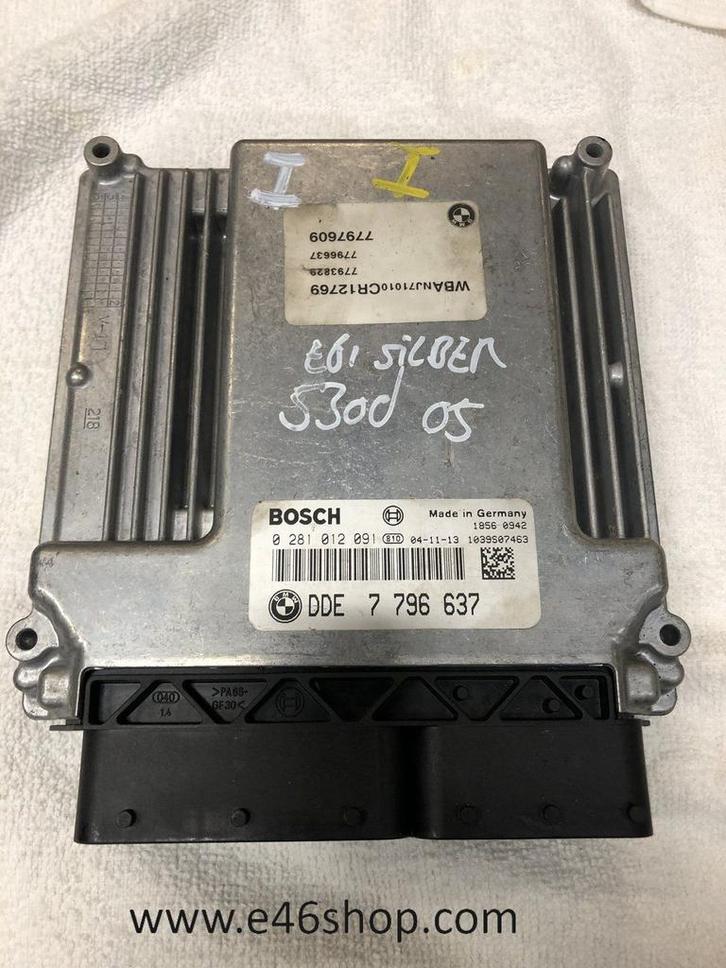 ECU DDE CAS BMW E60 E61 530D AUTOMAAT 2005 7796637, Auto-onderdelen, Elektronica en Kabels, BMW, Gebruikt, Ophalen of Verzenden