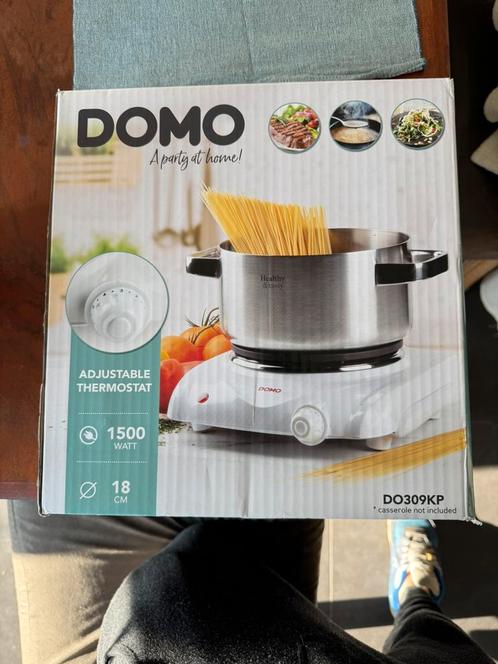 Domo DO309KP draagbare elektrische kookplaat, Elektronische apparatuur, Kookplaten, Zo goed als nieuw, Elektrisch, Ophalen