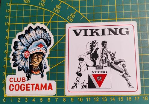 Lot 2x stickers Rookwaar Club Cogétama en Viking, Collections, Autocollants, Enlèvement ou Envoi
