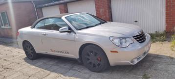 Chrysler Sebring JS cabrio diesel, Autos, Cuir, Argent ou Gris, Beige, Boîte manuelle