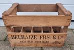 Vintage krat DELHAIZE, Ophalen, Zo goed als nieuw, Krat