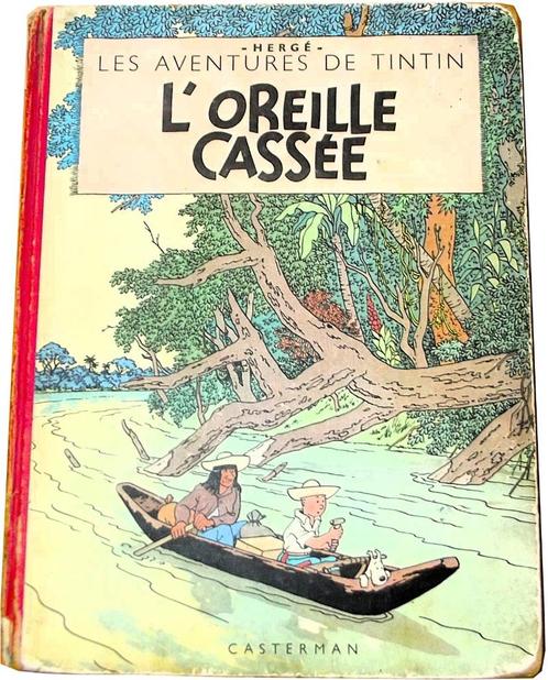 tintin L'oreille Cassée, Boeken, Stripverhalen, Gelezen, Eén stripboek, Ophalen of Verzenden