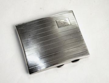 Art Deco Zilveren 925 sigarettendoos, Birmingham 1934. beschikbaar voor biedingen