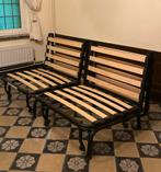 2 zetelbedjes 1 persoon, Ophalen, Gebruikt, Eenpersoons, 190 cm of minder