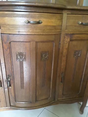 landelijke kast, buffetkast,2 schuiven,gebogen deuren, Ophalen