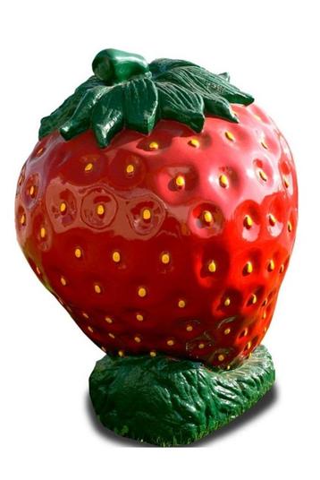 Aardbei 150 cm - jumbo aardbei decoratie beschikbaar voor biedingen