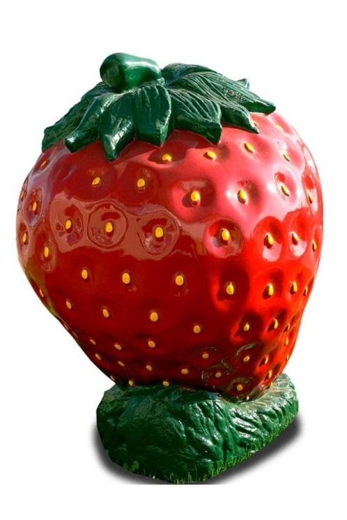 Aardbei 150 cm - jumbo aardbei decoratie, Verzamelen, Merken en Reclamevoorwerpen, Nieuw, Ophalen