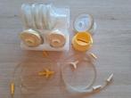 Medela kolf accessoires (slang connector borstschild), Kinderen en Baby's, Babyvoeding en Toebehoren, Ophalen of Verzenden, Zo goed als nieuw