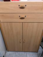 Kast met 2 lades en dubbele deur, Ophalen, Zo goed als nieuw