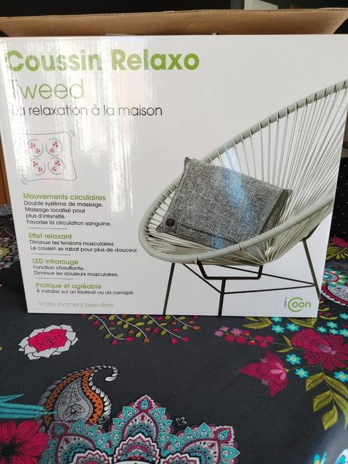 Coussin relaxant Tweed: la relaxation à la maison, Handtassen en Accessoires, Uiterlijk | Lichaamsverzorging, Nieuw, Ophalen