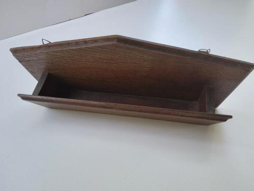 Antiek houten wandbakje. Handgemaakt., Antiek en Kunst, Antiek | Gereedschap en Instrumenten, Ophalen of Verzenden
