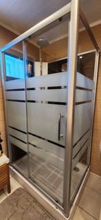 Cabine de douche rectangulaire 90cm x 120cm et 205cm de haut