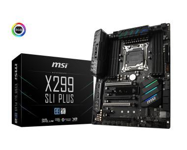 MSI X299 SLI PLUS, Computers en Software, Moederborden, Nieuw, Intel, DDR4, Ophalen of Verzenden