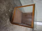 Brocante vitrine kast of vitrine toog, Huis en Inrichting, Ophalen, Gebruikt, Jaren 60 naar 80, 100 tot 150 cm