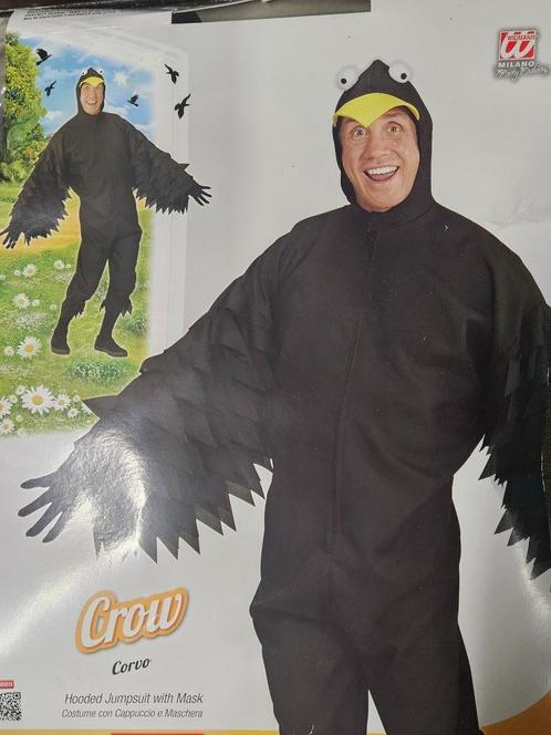 Kraaikostuum – Uniek en opvallend!, Kleding | Heren, Carnavalskleding en Feestkleding, Zo goed als nieuw, Kleding, Ophalen