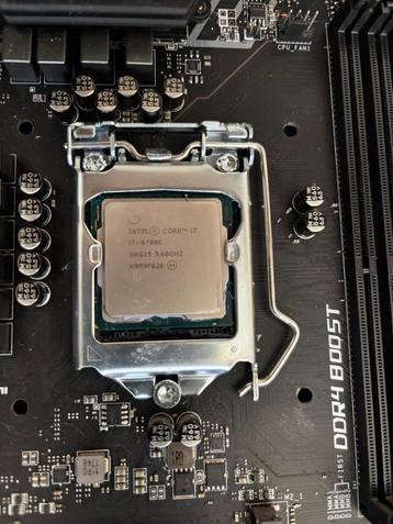 MSI Z370 SLI PLUS moederbord + Intel Core i7-9700K CPU beschikbaar voor biedingen