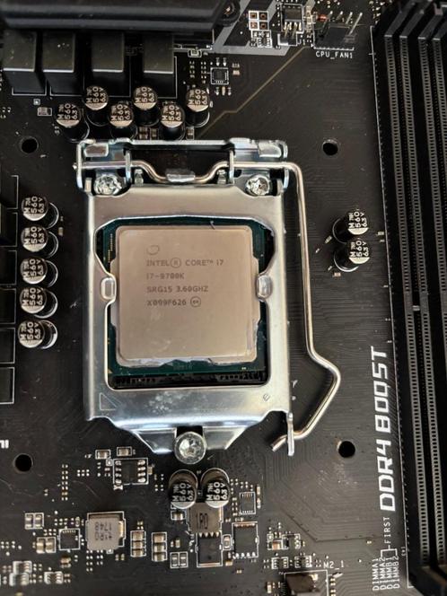 MSI Z370 SLI PLUS moederbord + Intel Core i7-9700K CPU, Computers en Software, Moederborden, Gebruikt, Intel, DDR4, Ophalen