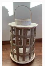 Urgent - Superbe lanterne décorative neuve, Enlèvement, Neuf, Beige, Bois