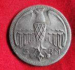 5 Reichsmark Duitsland WWII Hitler, Postzegels en Munten, Ophalen of Verzenden, Duitsland, Zilver