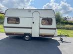 Oldtimer caravan IT, Caravans en Kamperen, Overige merken, Omvormbare zithoek, Bedrijf, Koelkast