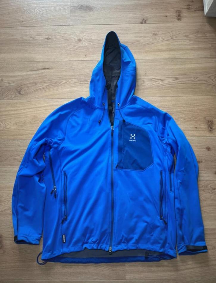 Haglöfs mannen jas, Caravans en Kamperen, Regenkleding, Zo goed als nieuw, Regenjas, Heren, Ophalen of Verzenden