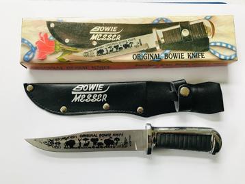 Vintage jaren 80 BOWIE KNIFE  Vast mes + hoes NIB  beschikbaar voor biedingen