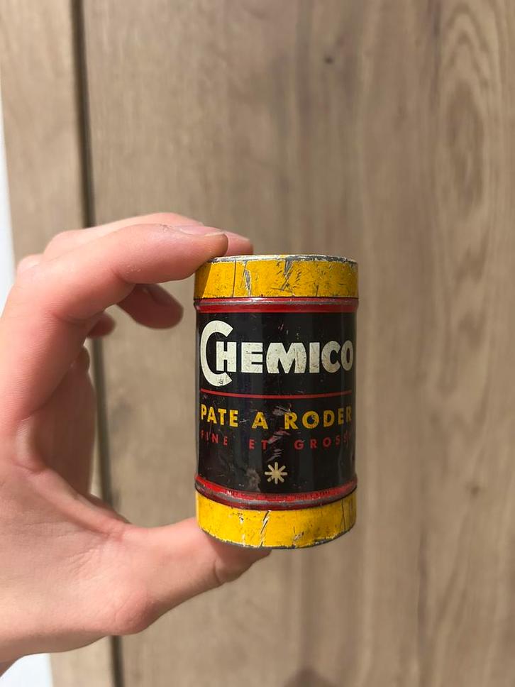 Dossette pate a roder bidon d’huile olieblik olie blik oil, Verzamelen, Merken en Reclamevoorwerpen, Ophalen of Verzenden