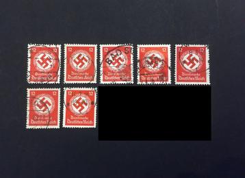 Duitse rijk postzegels Dienstmarken 12 Pf (wo2) beschikbaar voor biedingen