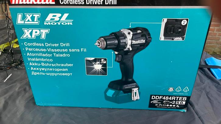 Makita DDF484RTEB Boor- en Schroefmachine, Limited Eddition, Bricolage & Construction, Boîtes à outils, Neuf, Enlèvement ou Envoi
