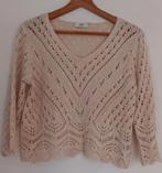 Trui  beige  ajour   small   JDY, Enlèvement ou Envoi, Comme neuf, Beige