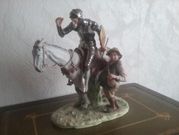 Statue de Capodimonte Don Quichotte