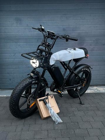 Fatbike Mat Zwart – Full Option, LED, 5 Versn., Nieuw beschikbaar voor biedingen