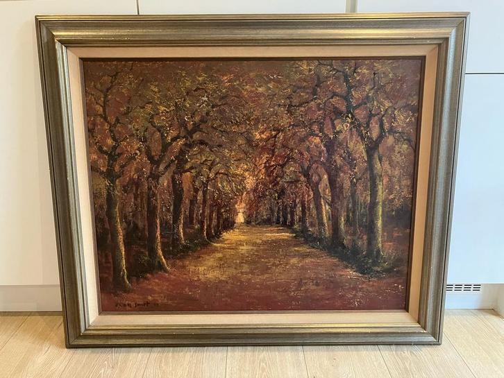 Schilderij Florent Smet, Antiek en Kunst, Kunst | Schilderijen | Klassiek, Ophalen