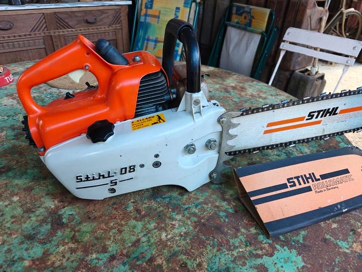Stihl-08 collector's item, Doe-het-zelf en Bouw, Gereedschap | Zaagmachines, Nieuw, Kettingzaag, Ophalen