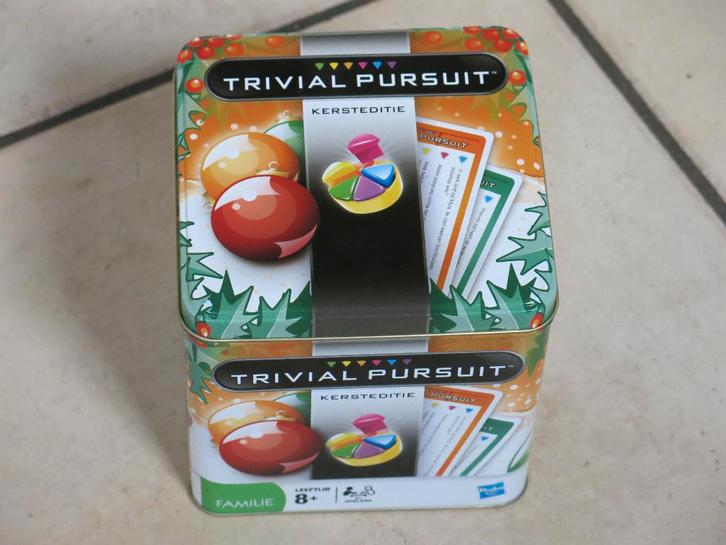 Gezelschapsspel Trivial Pursuit Kersteditie, 8+, als nieuw, Hobby en Vrije tijd, Gezelschapsspellen | Kaartspellen, Zo goed als nieuw