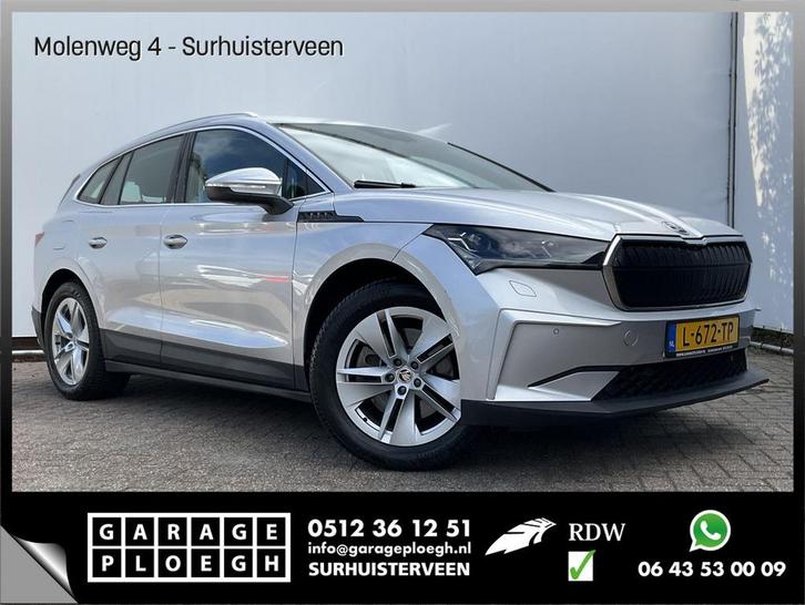Skoda Enyaq iV 80 Trekhaak Stoel/Stuurverw Carplay Warmtepom, Auto's, Skoda, Bedrijf, ABS, Adaptive Cruise Control, Airbags, Alarm