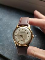 Magnifique et rare Movado remonté à la main, doré à la main,, Cuir, Autres marques, Or, Utilisé